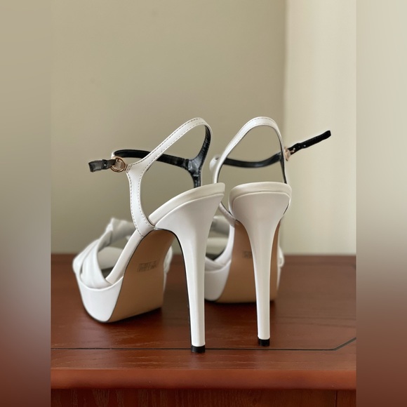 Aachcol Women Platform Peep Open Toe Ankle Strap Slingback Stiletto High Heels - Picture 7 of 8